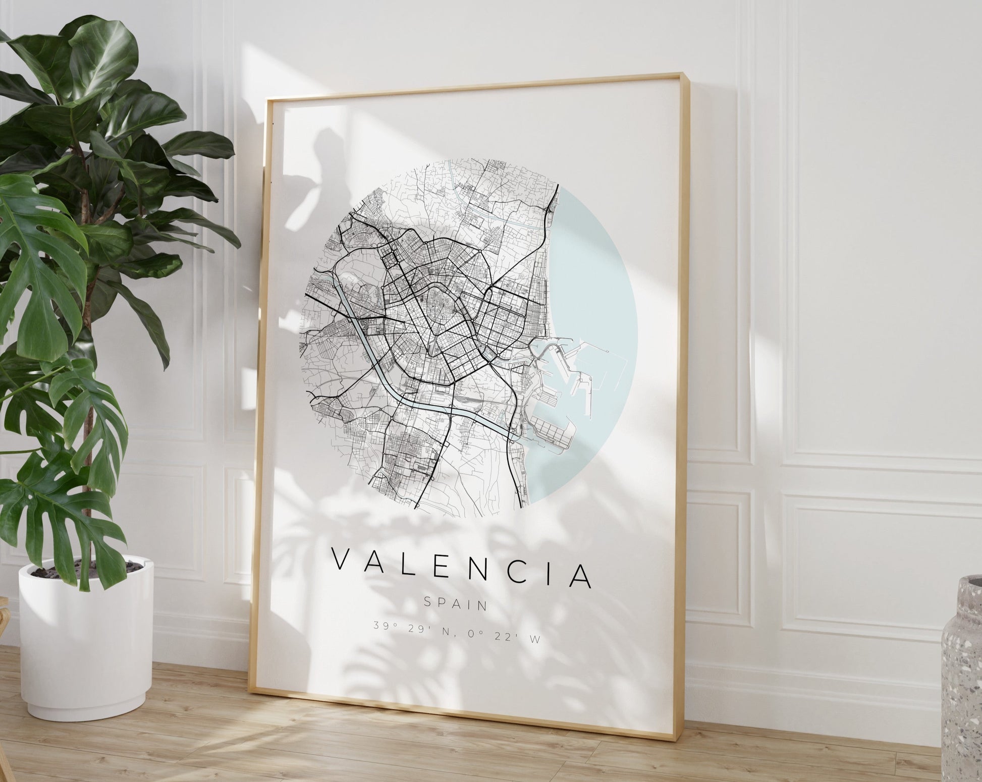 Valencia Poster Map