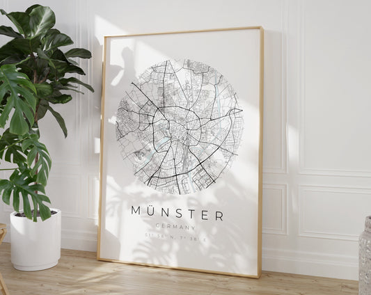 Münster Poster Map