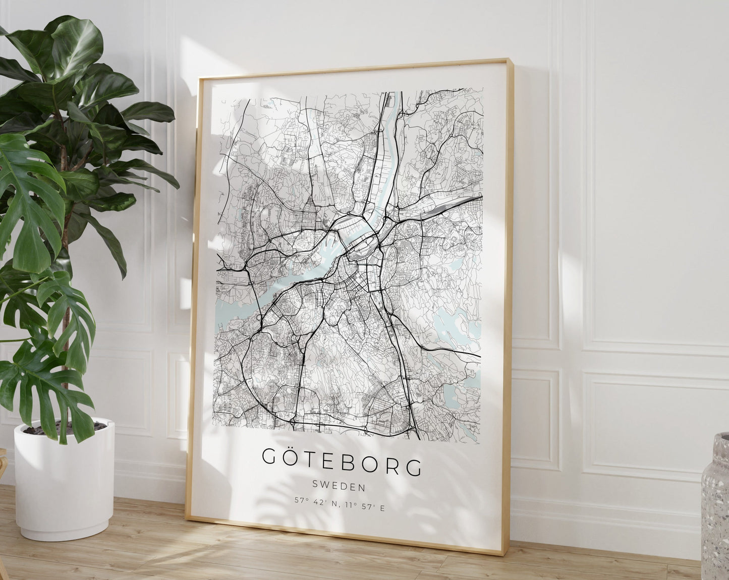 Göteborg Poster | Karte rechteckig