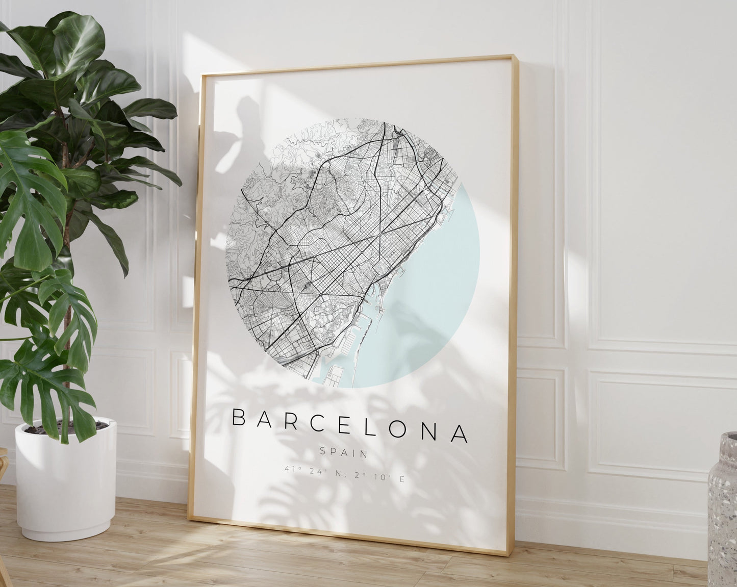 Barcelona Poster Map