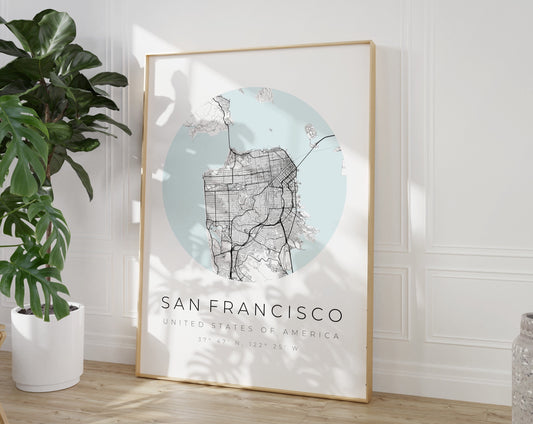 San Francisco Map Poster