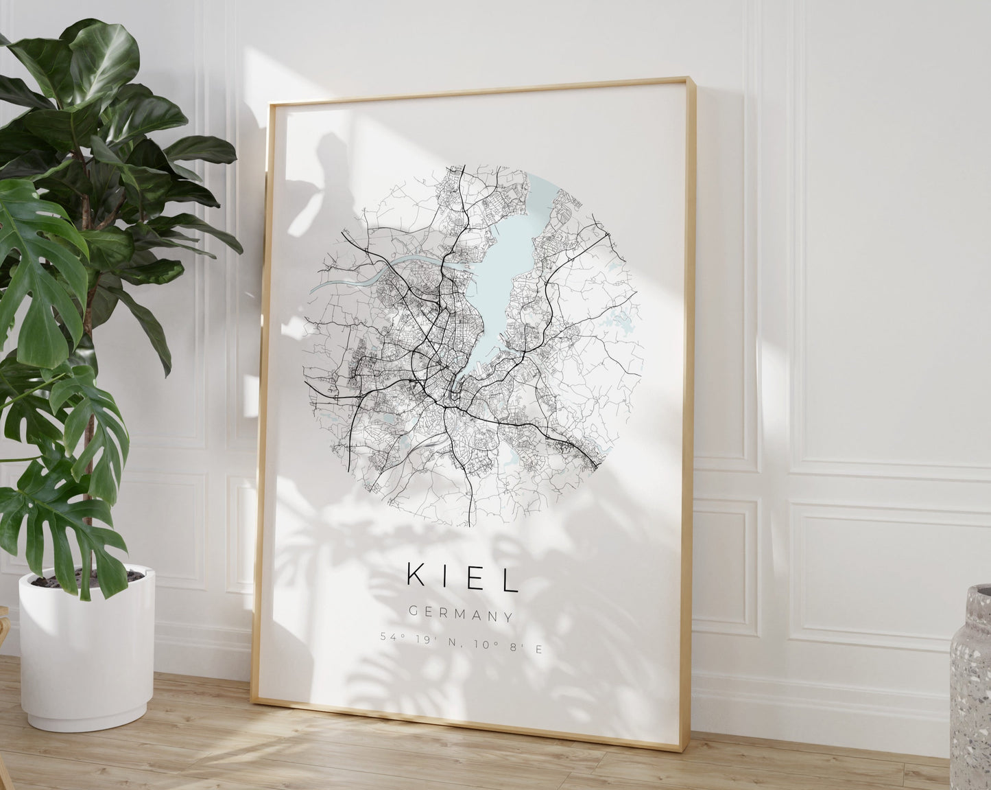 Kiel Poster Map