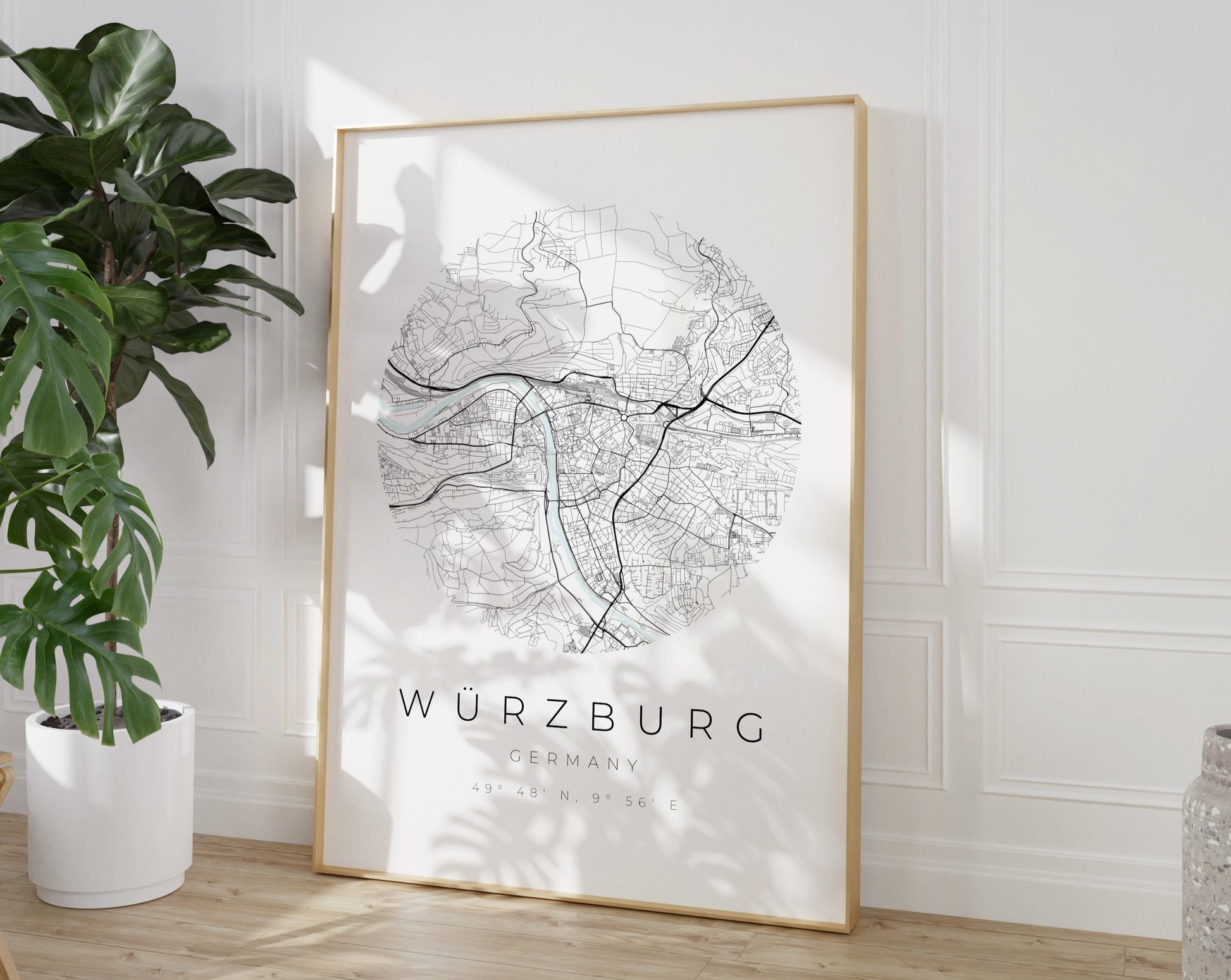 Würzburg Poster Map