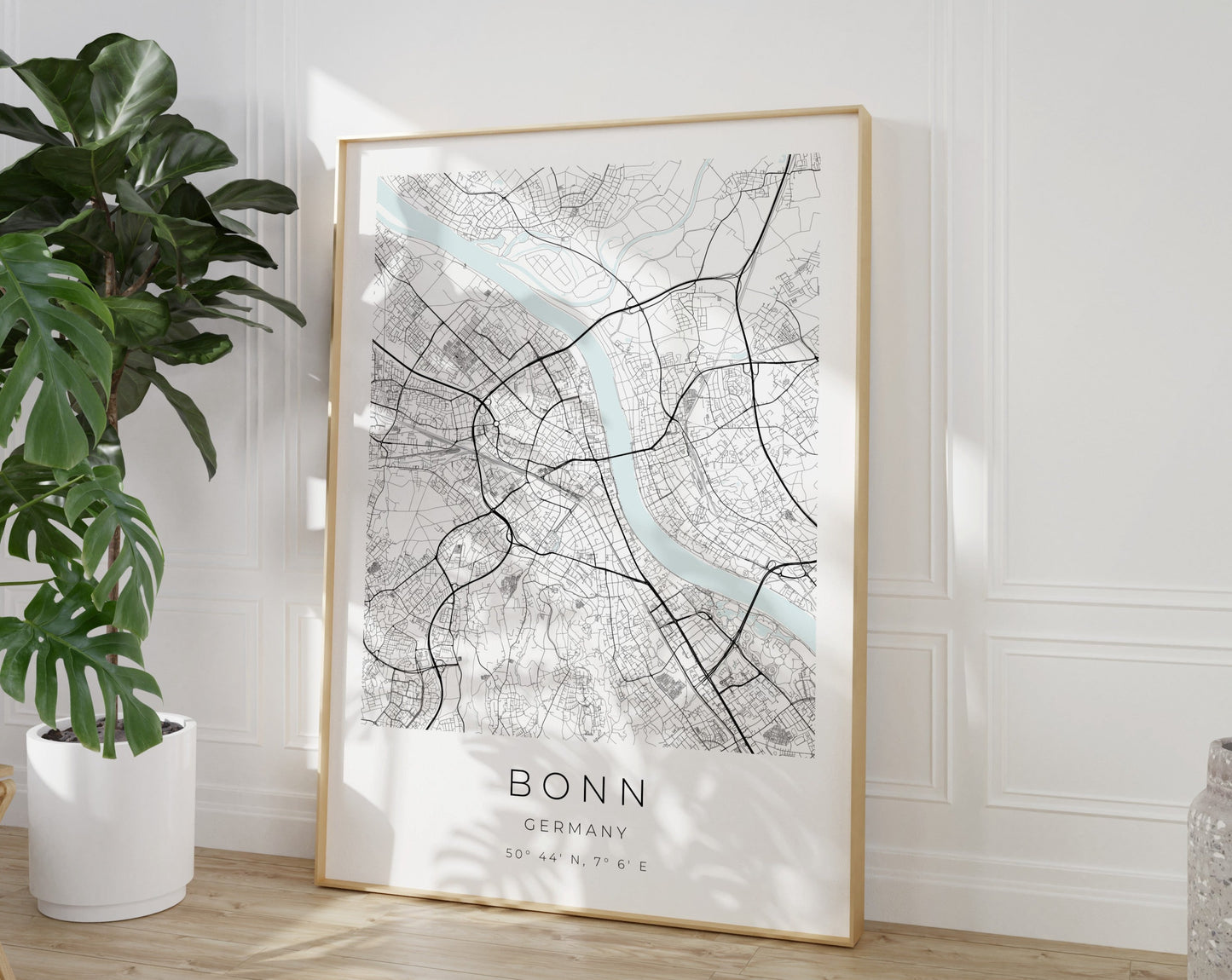Bonn Poster | Karte rechteckig