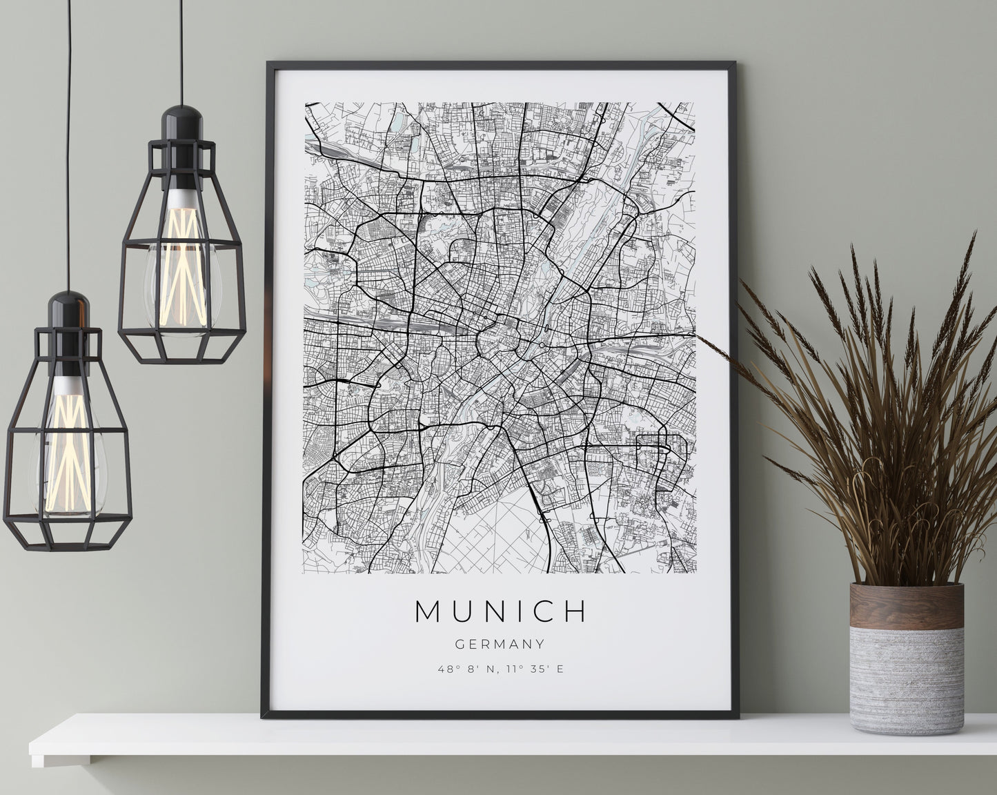 München Poster Map