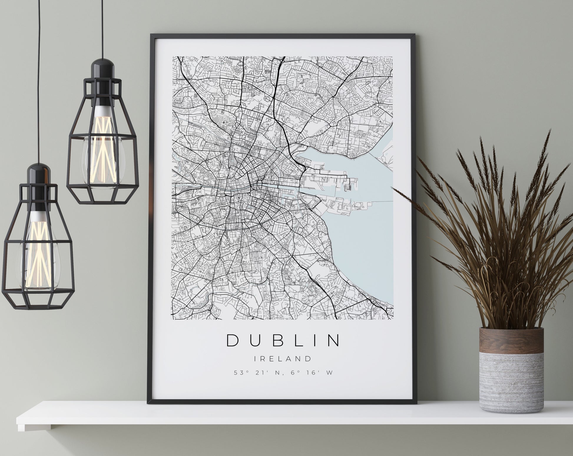 Dublin Poster Map